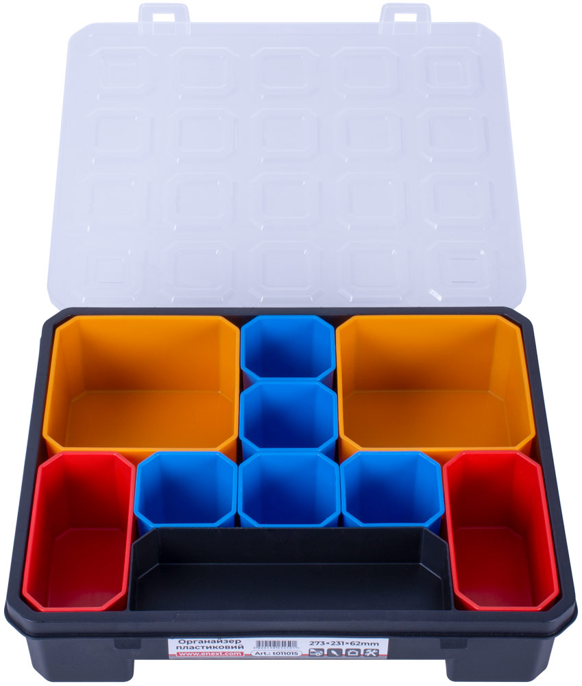 Органайзер пластиковий, e.toolbox.pro.15, 15" 273х231х62мм