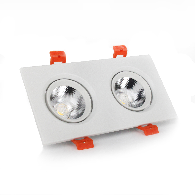 LED світильники білий подвійний 5W кут повороту 45 ° 4100K