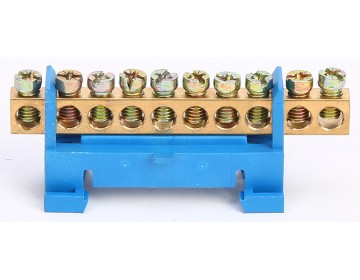 Шина нульова з ізолятором на DIN-рейку HC-003/10 6*9