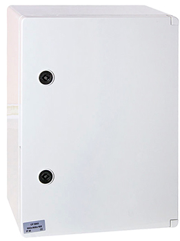 Шафа удароміцна з АБС-пластика e.plbox.350.500.195.blank, 350х500х195мм, IP65
