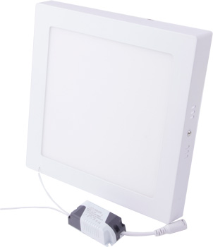 Світильник світлодіодний накладний e.LED.MP.Square.S.24.4500, квадрат, 24Вт, 4500К, 1680Лм