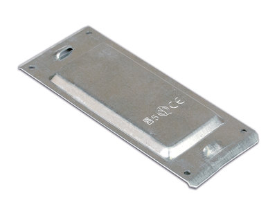 Пластина захисна IP44 осн. 300 (мет.), гаряче цинкування після виготовлення (HDZ)
