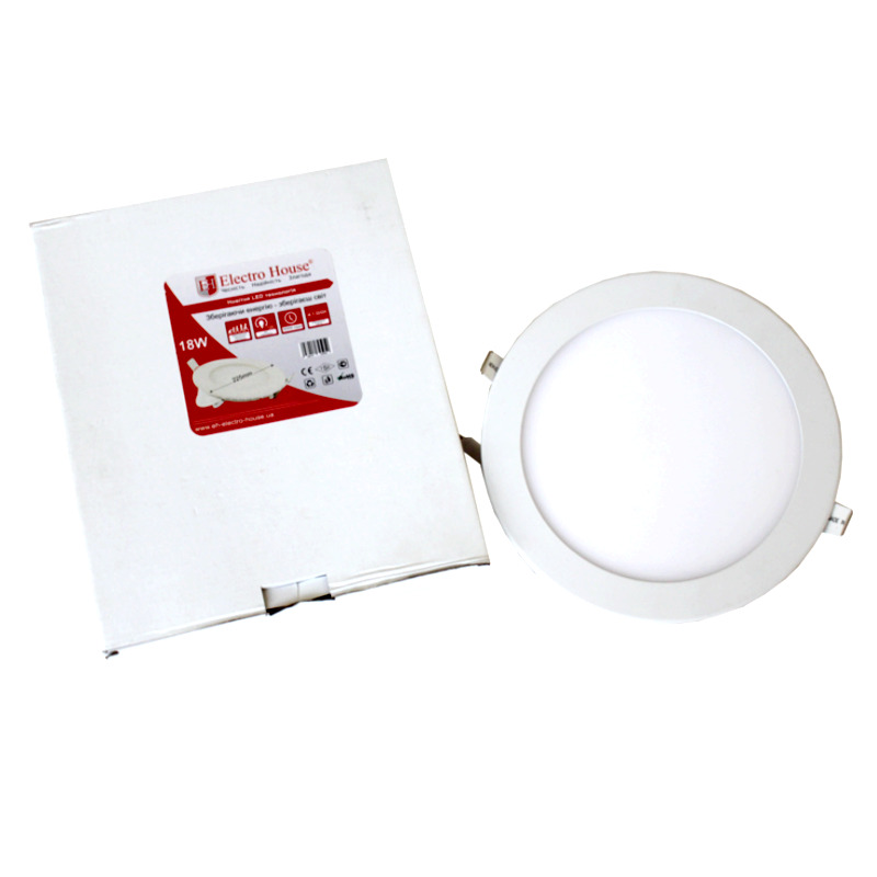 LED панель кругла 4100К / Ø 225мм / Ø раб. 205мм / 18W / 1620Lm