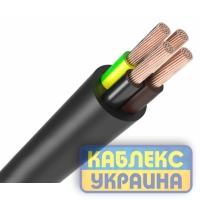 Провід ПВС 4х0,75 Чорний КАБЛЕКС