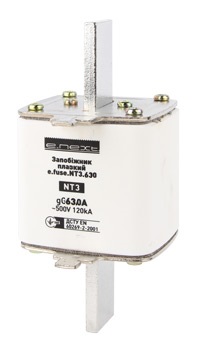 Запобіжник плавкий e.fuse.NT3.630, габарит 3, 630А