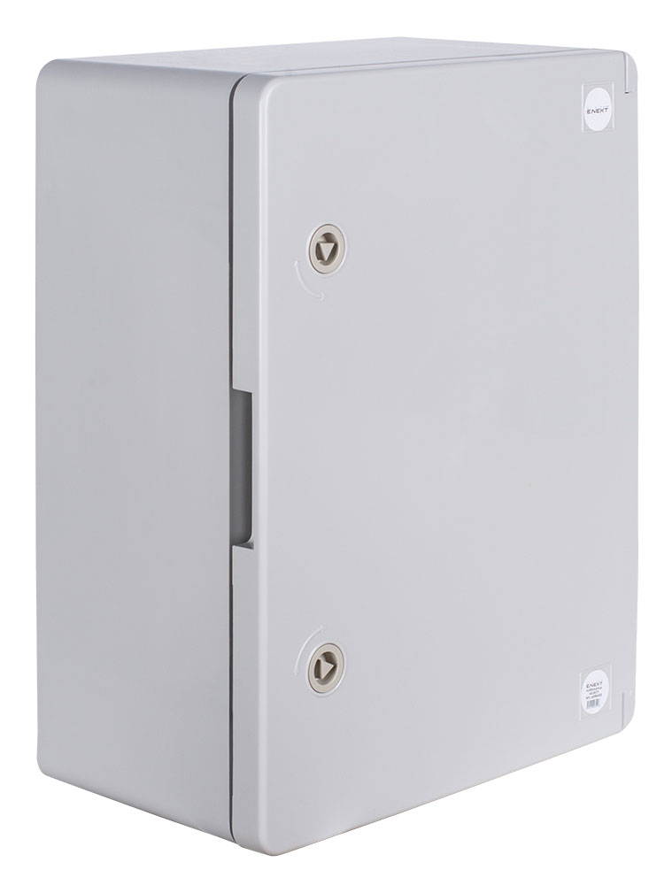 Корпус з ABS-пластику e.plbox.pro.p.50.40.18 з непрозорими дверцятами 500x400x180мм ІР65