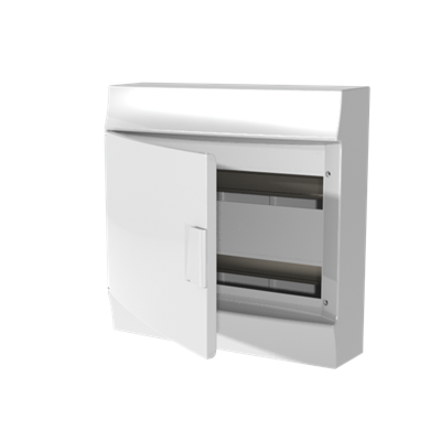 Щит зовнішній Mistral41W650 36M2F42SM 382х382х120 білі дверцята