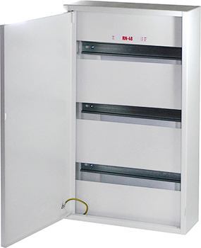 Шафа розподільна e.mbox.RN-48 металічна, навісна, 48 мод., 600х385х125 мм