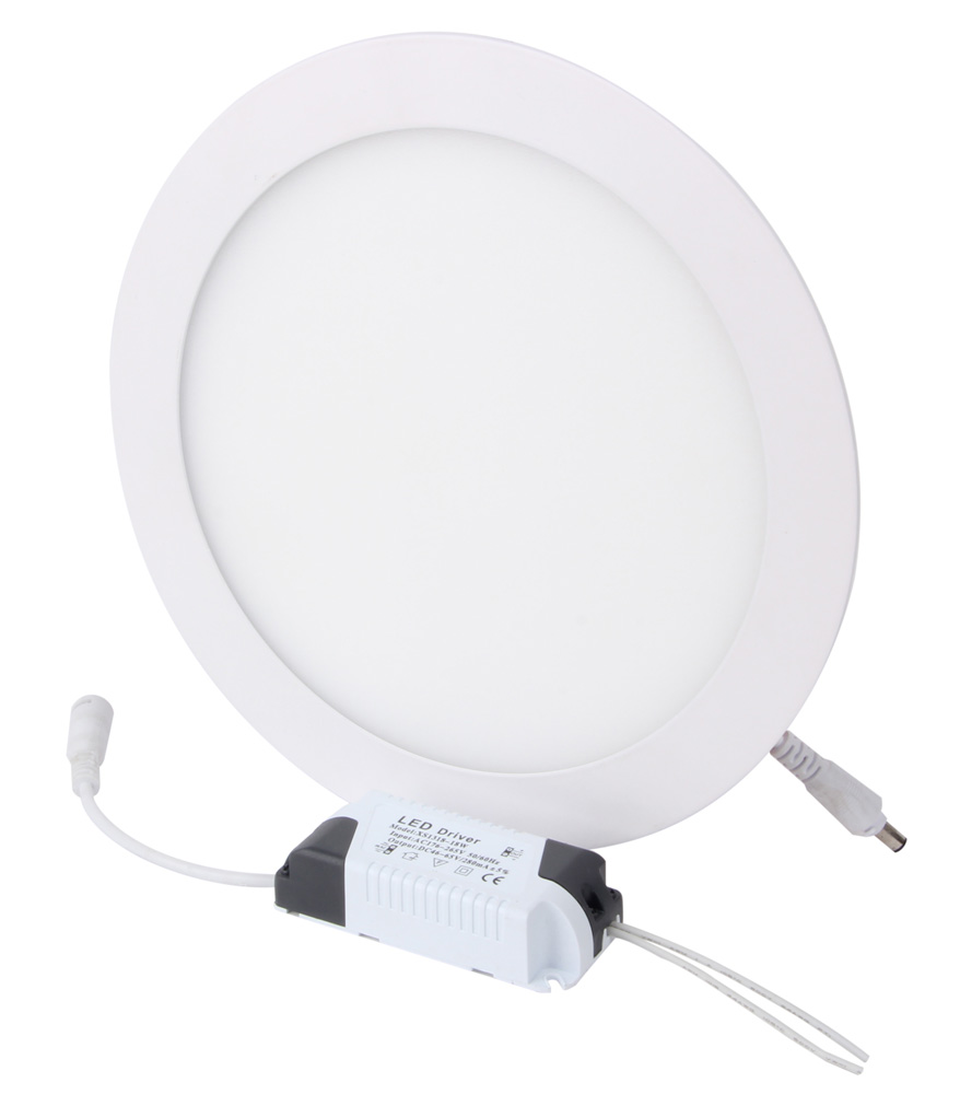 Світильник світлодіодний вбудов. e.LED.MP.Round.R.24.4500, коло, 24Вт, 4500К, 1680Лм