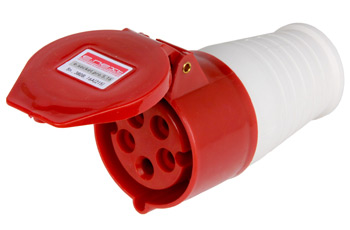 Силова розетка переносна e.socket.pro.5.16, 5п., 380В, 16А (215)