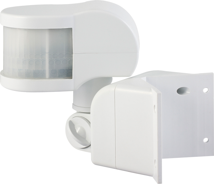 Датчик руху інфрачервоний e.sensor.pir.13.white(білий) 270°, IP44