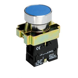 Кнопка керування NP2-BA61 без підсвітки синя 1NO IP40