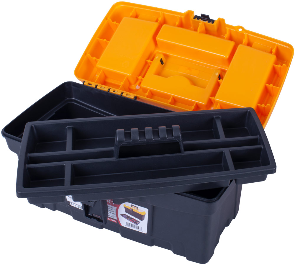 Ящик для інструментів, e.toolbox.pro.08, 16" 410x213x195мм