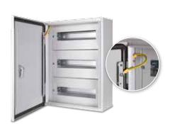 Корпус металевий e.mbox.industrial.n.24z IP41, навісний, на 24 модулі