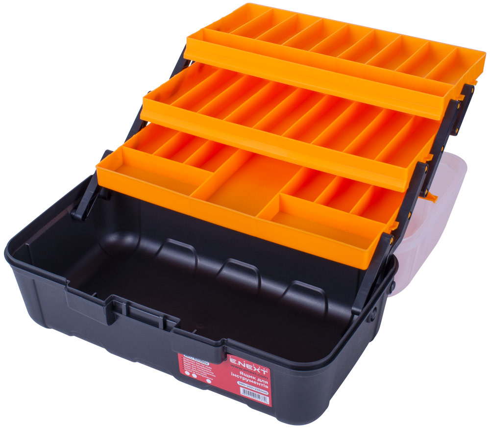Ящик для інструментів, e.toolbox.pro.02, 16" 390x202x235мм