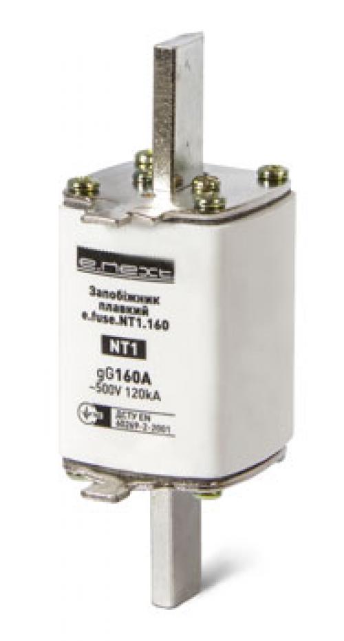 Запобіжник плавкий e.fuse.NT1.160, габарит 1, 160А