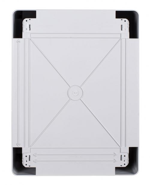 Корпус з ABS-пластику e.plbox.pro.p.50.40.18 з непрозорими дверцятами 500x400x180мм ІР65