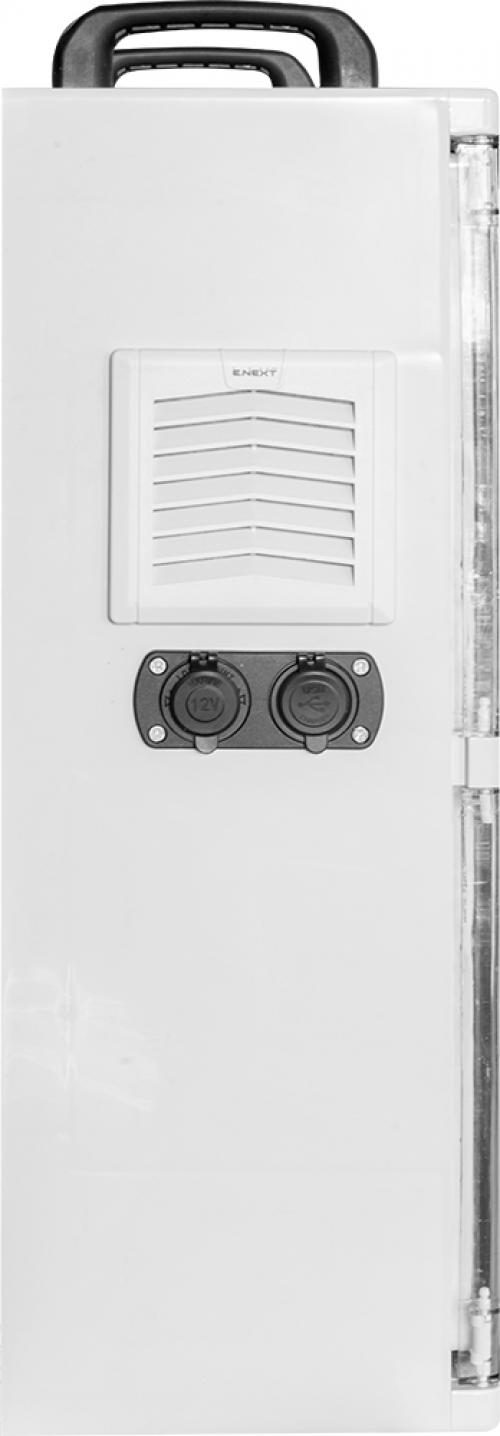 Шафа безперебійного живлення e.ups.plbox.500/660, 500Вт, 660Вт*год, IP44