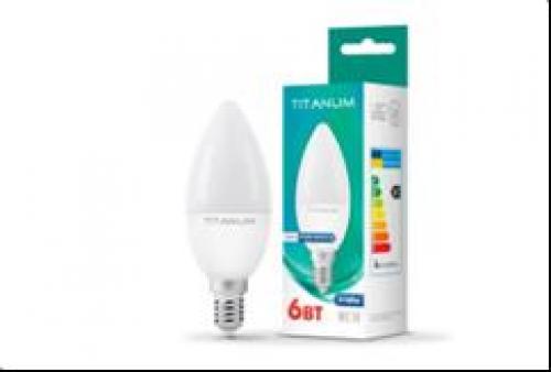 LED лампа TITANUM C37 6W E14 3000K