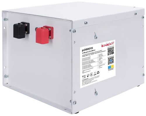 Акумуляторна батарея e.lfp.pro.24.280.2 25.6В, 280А*год, 7200Вт*год, LiFePO4, дворядна