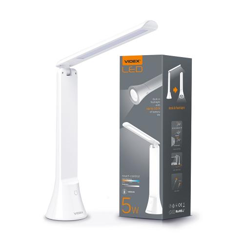 LED настільна лампа-ліхтарик VIDEX TF11W 5W 3000-5500