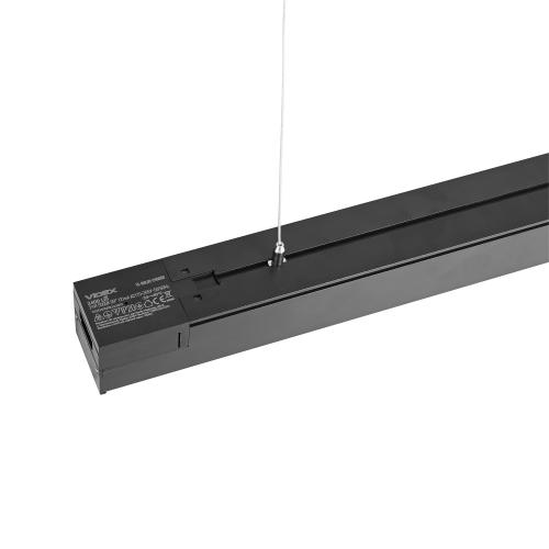 LED світильник лінійний магістральний VIDEX BNL02 24W 0.6М 5000K 220V Black
