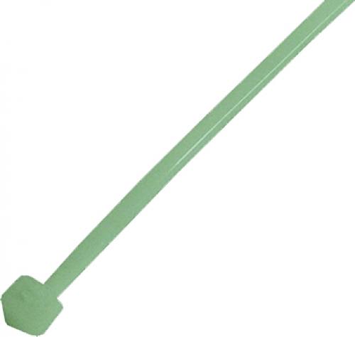 Кабельна стяжка e.ct.stand.200.5.green (100шт), зелена