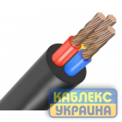 Провід ПВС 3*4,0 Чорний КАБЛЕКС
