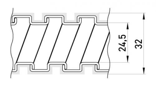 Металорукав e.met.sleeve.stand.proof.slhf.25 ізольований, нг-HF 50м