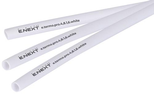 Термоусаджувальна трубка з клейовим шаром e.termo.pro.4,8.1,6.white, 4,8/1,6, 1м, біла