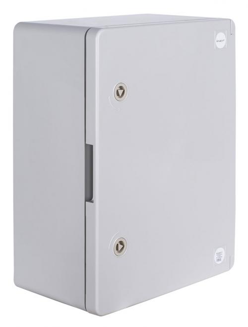 Корпус з ABS-пластику e.plbox.pro.p.50.40.18 з непрозорими дверцятами 500x400x180мм ІР65