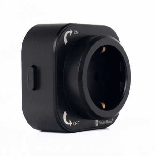 Розетка трекова з/з Pandora Black (Чорний) 16 A