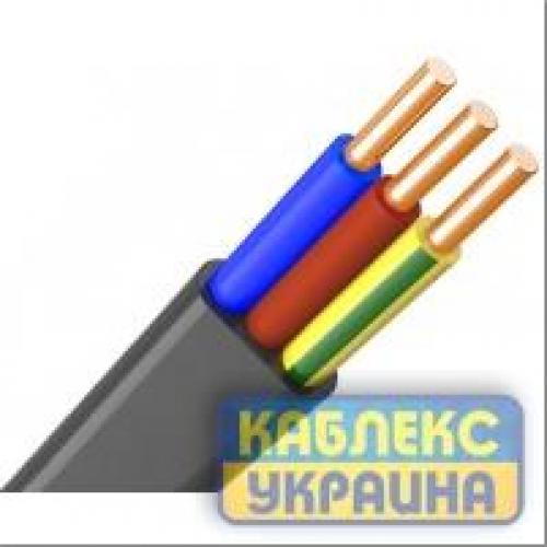 Кабель ВВГ п нг 3х1,0 КАБЛЕКС