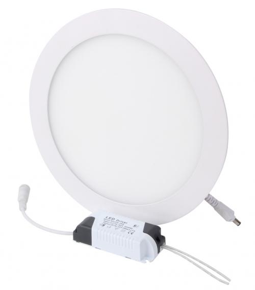 Світильник світлодіодний вбудов. e.LED.MP.Round.R.24.4500, коло, 24Вт, 4500К, 1680Лм