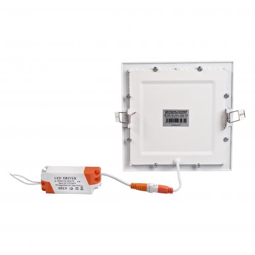 Світильник точковий врізний ЕВРОСВЕТ 12Вт квадрат LED-S-170-12 4200К