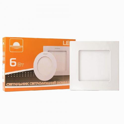 Світильник точковий накладний ЕВРОСВЕТ 6Вт квадрат LED-SS-120-6 4200К