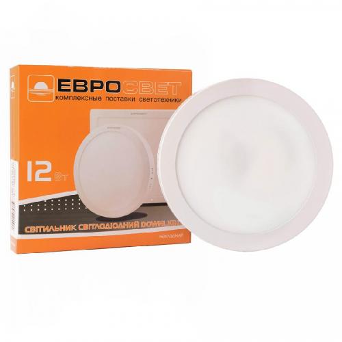 Світильник точковий накладний ЕВРОСВЕТ 12Вт коло LED-SR-170-12 4200К