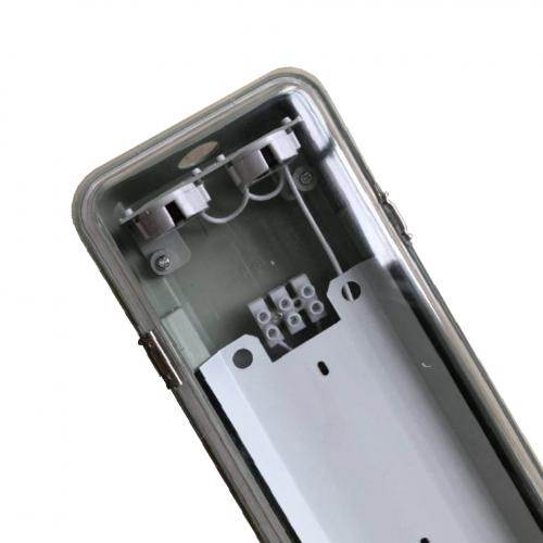 Світильник промисловий ЕВРОСВЕТ 2*1200мм під лампу Т8 LED-SH-45 з пластиной IP65 LENS