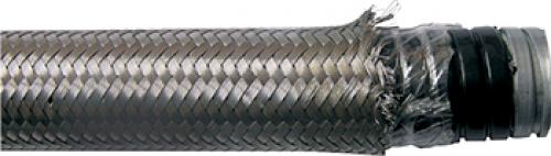 Металорукав e.met.sleeve.stand.proof.braid.12 ізольований, в металевій оплітці 50м