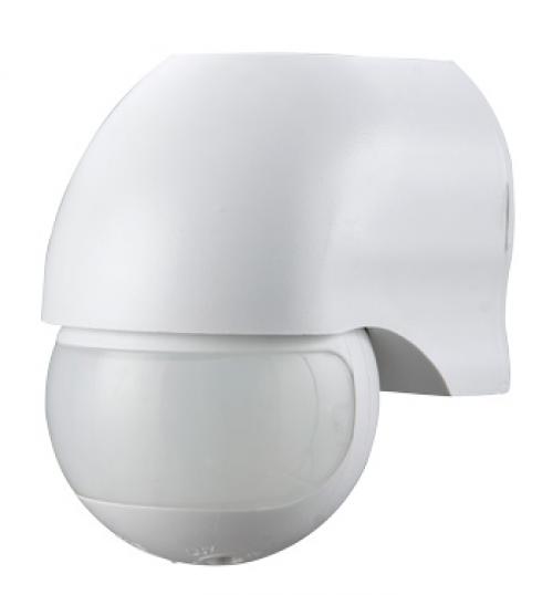 Датчик руху інфрачервоний e.sensor.pir.12.white(білий), 180°, IP44