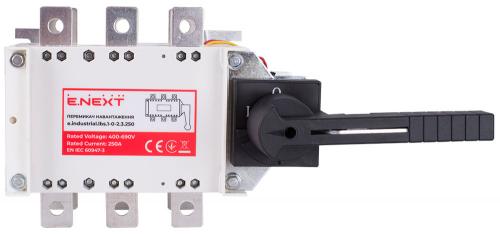 Перемикач навантаження e.industrial.lbs.1-0-2.3.250, 3P, 250А