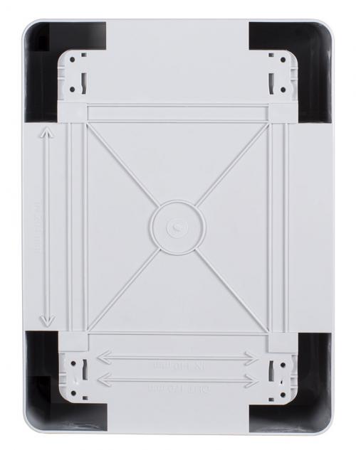 Корпус з ABS-пластику e.plbox.pro.p.28.21.13 з непрозорими дверцятами 280х210х130мм ІР65