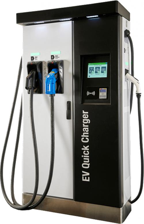 Ст.RAPTION CCS 50кВт 50-500В 125А Combo2 роз.+22кВт 400В 32А Type2 роз.з фікс.одноч.заряд