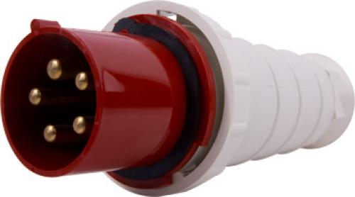 Силова вилка переносна e.plug.pro.5.125, 5п., 380В, IP 67, 125А (045)