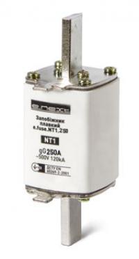 Запобіжник плавкий e.fuse.NT1.250, габарит 1, 250А Запобіжник плавкий e.fuse.NT1.250, габарит 1, 250А