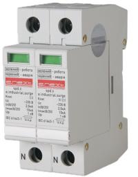 Розрядник перенапруги e.industrial.surge.spd.s.1.1, клас D, 1р+1р Розрядник перенапруги e.industrial.surge.spd.s.1.1, клас D, 1р+1р
