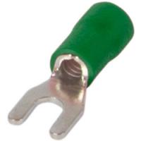 Ізольований наконечник вилковий e.terminal.stand.sv.1,25.3,2.green 0.5-1.5 кв.мм, зелений Ізольований наконечник вилковий e.terminal.stand.sv.1,25.3,2.green 0.5-1.5 кв.мм, зелений