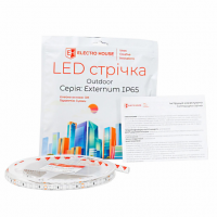 LED стрічка 14Вт 12В SMD2835 180 діодів, червоний, серія Externum IP65 , гарантія 3 роки LED стрічка 14Вт 12В SMD2835 180 діодів, червоний, серія Externum IP65 , гарантія 3 роки