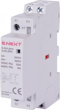 Модульний контактор e.mc.pro.2.25.2NC, 2р, 25А, 2NC, 220В Модульний контактор e.mc.pro.2.25.2NC, 2р, 25А, 2NC, 220В
