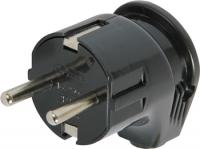 Вилка побутова e.plug.angle.008.16,з з/к, 16А кутова чорна Вилка побутова e.plug.angle.008.16,з з/к, 16А кутова чорна